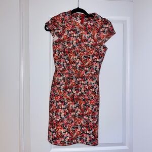 Zara floral mini dress